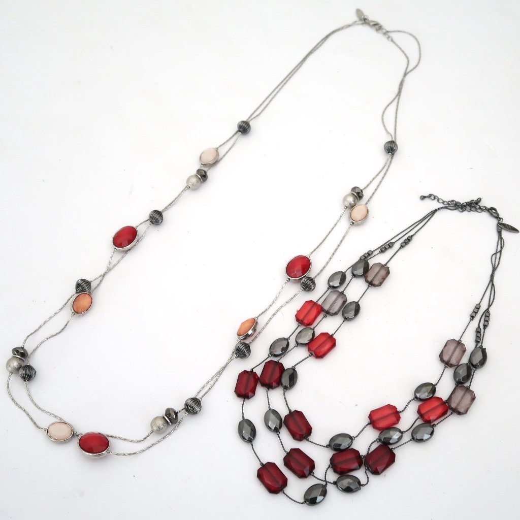 Ny Co Bundle Of 2 Beaded Necklaces 30$